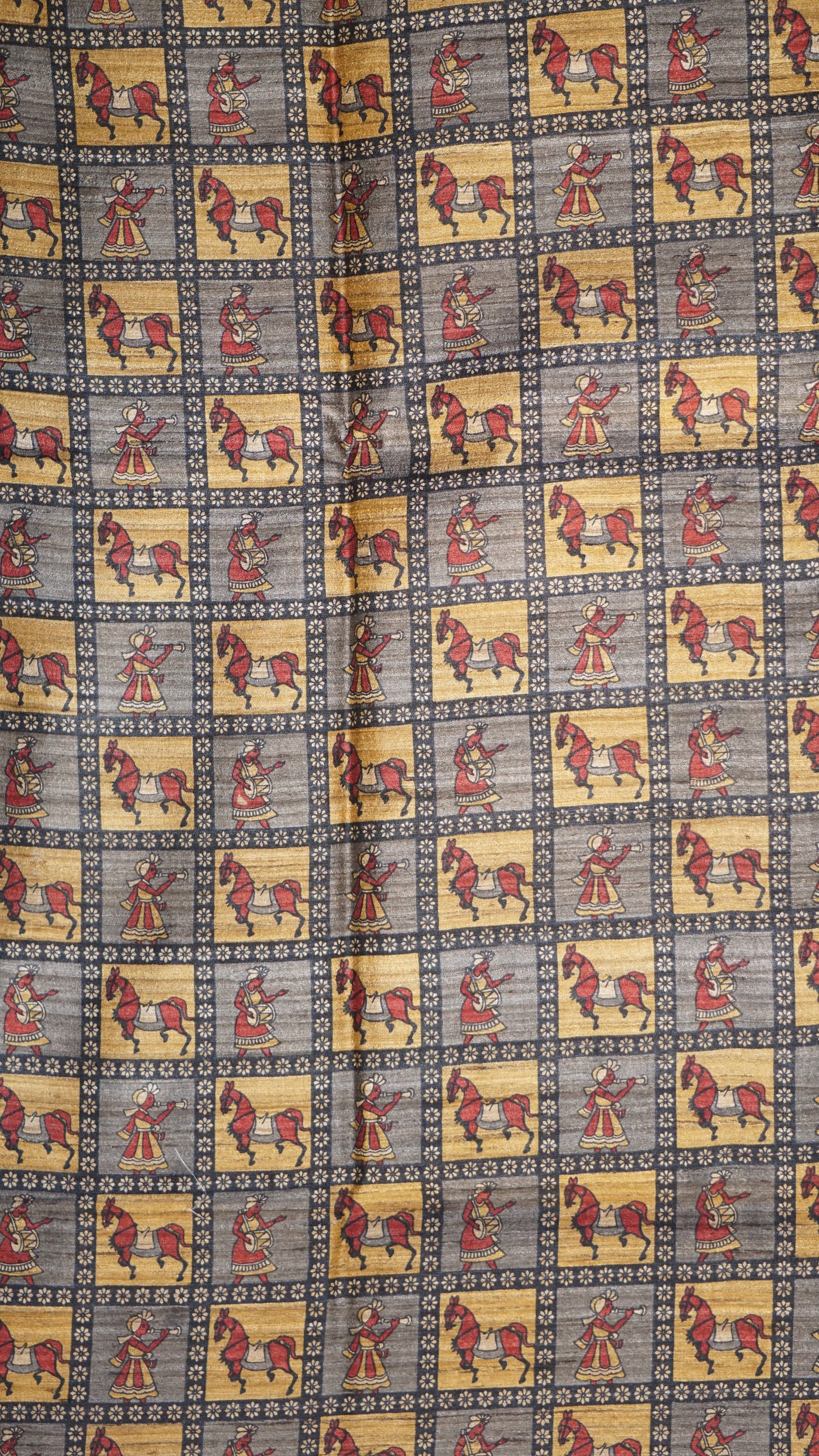 Pure Tussar Saree - Gold