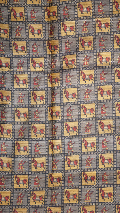 Pure Tussar Saree - Gold