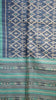 Pure Tussar Saree - Navy Blue & Blue thumbnail