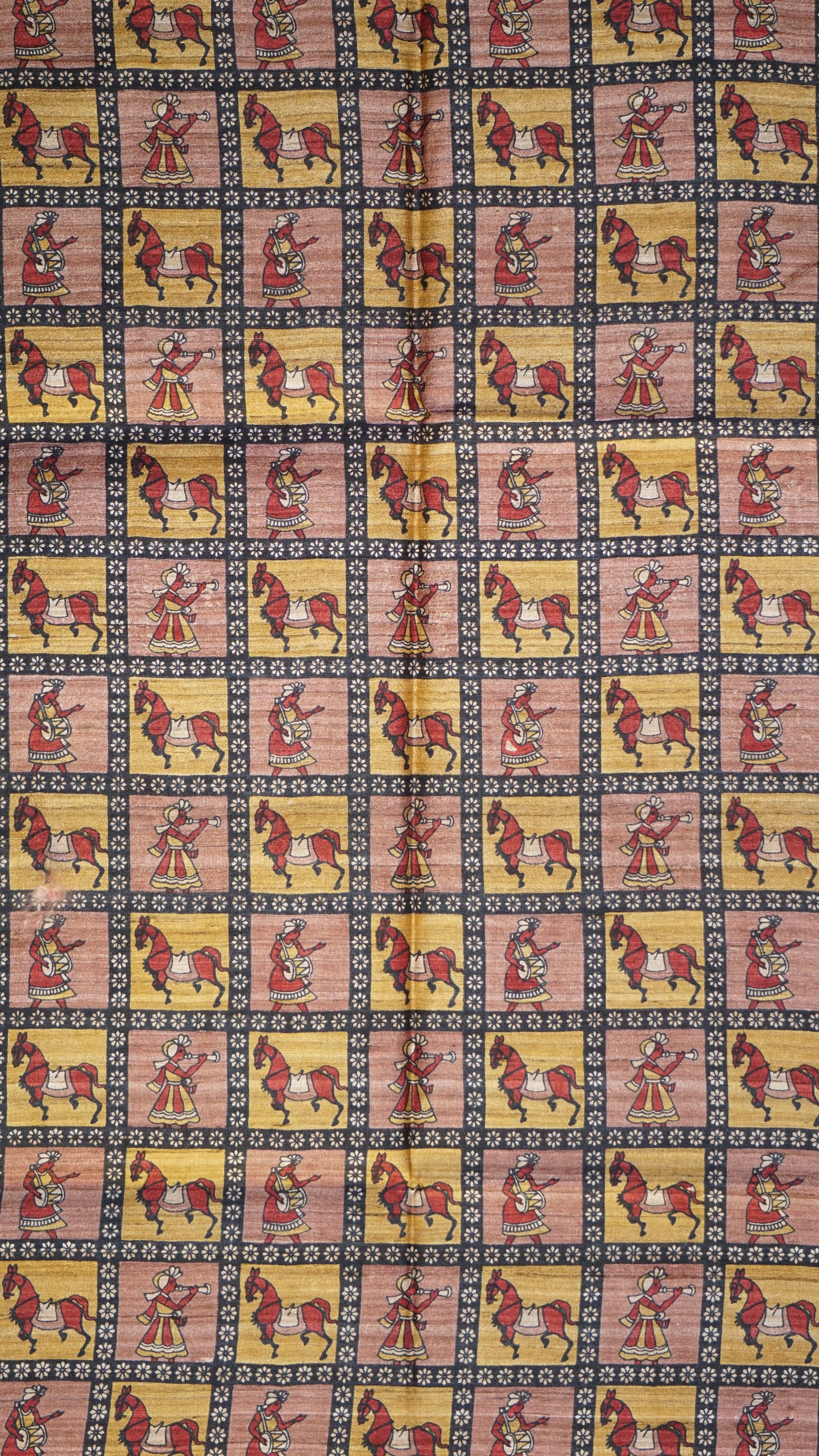 Pure Tussar Saree - Peach Pink