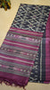 Pure Tussar Saree - Chocolate Brown & Pink thumbnail