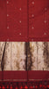 Handloom Cotton Saree Red thumbnail