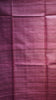 Pure Tussar Saree - Chocolate Brown & Pink thumbnail