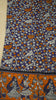 Kalamkari Saree Cotton - Violet With Orange Border thumbnail