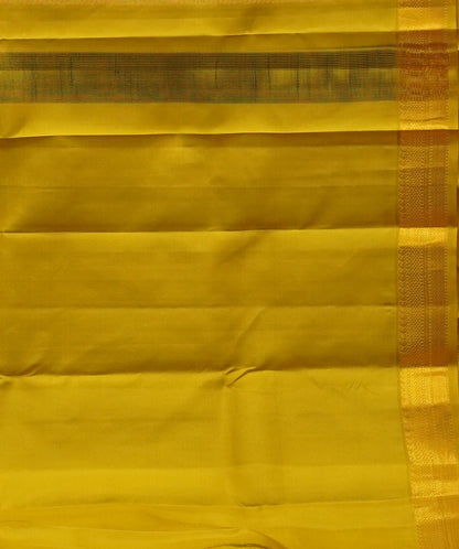 Akshayam-Pure Kanjivaram Saree Korvai Border-Peacock Blue