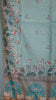 Chanderi Saree Pichwai Print - Teal Green thumbnail