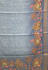 Semi Chanderi Saree Peacock Print-Blue thumbnail