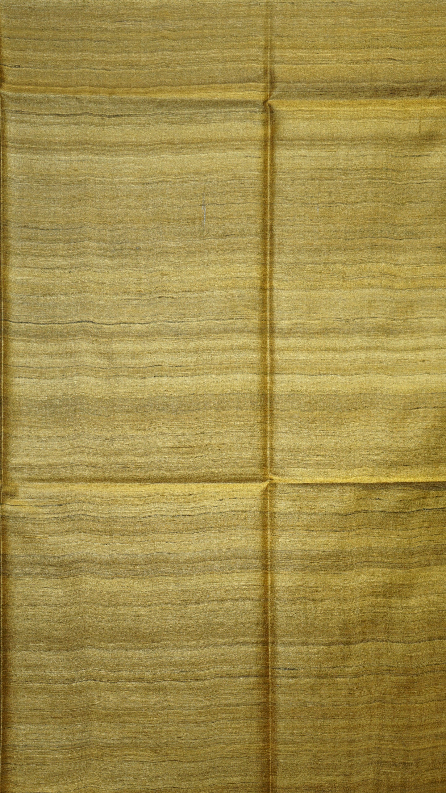 Pure Tussar Saree - Mustard Yellow
