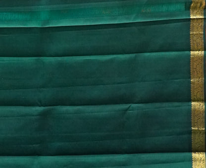 Akshayam-Pure Kanjivaram Saree Korvai Border-Green