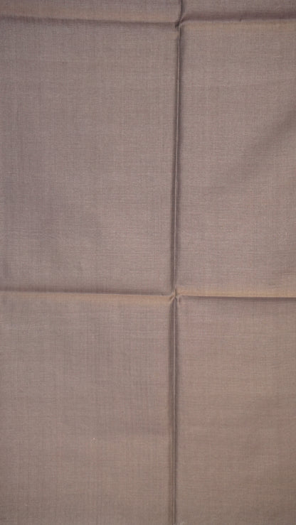 Pure Tussar Saree Floral - Cream & Gold