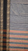 Narayanapet Cotton Saree Elephant Double Border Grey thumbnail