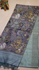 Pure Tussar Saree - Pista Green thumbnail
