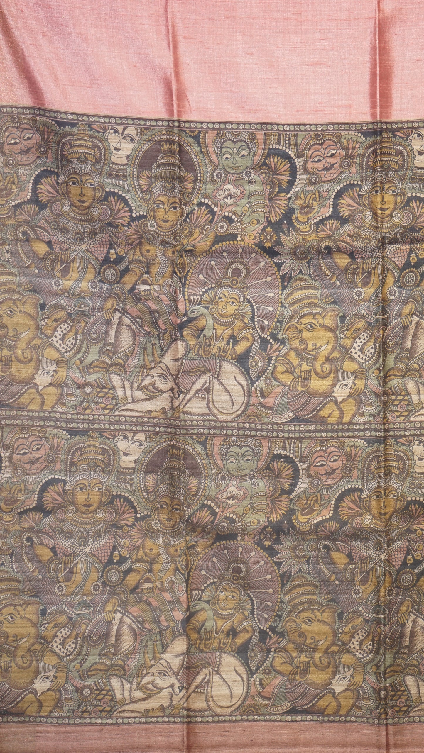 Pure Tussar Saree - Pink