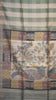 Pure Tussar Saree Checks - Cream & Pista Green thumbnail