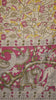 Kalamkari Saree Cotton - Beige With Floral Print thumbnail