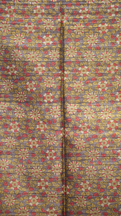 Pure Tussar Saree - Red