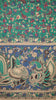 Kalamkari Saree Cotton - Green With Magenta Border thumbnail