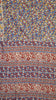 Kalamkari Saree Silk - Blue With Beige Border thumbnail